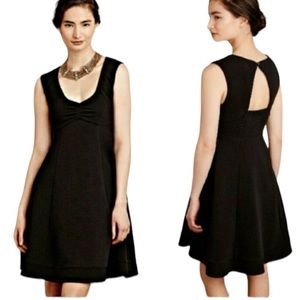 Anthropologie Maeve Classic Black Dress